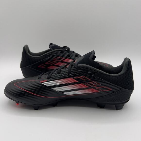 Adidas F50 League FG/MG Men’s Soccer Cleats Football Shoes Black Footwear S.10.5